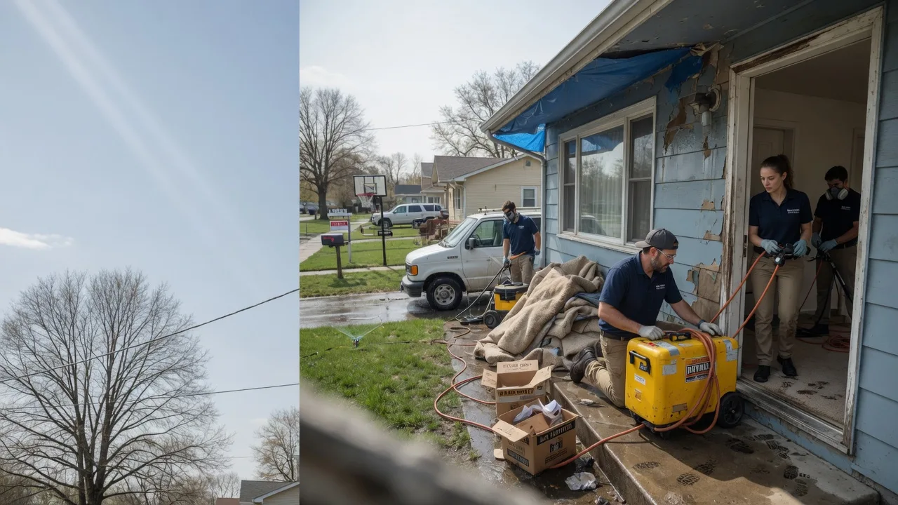 Basement Flood Cleanup in Anmoore, WV near me